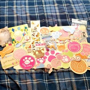 💥Cat 🐈 Sticker Bundle Lot Stickers Die-Cuts 35+ pieces